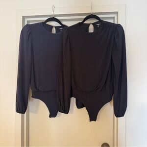 Bundle of 2 Express Long Balloon Sleeve Bodysuits